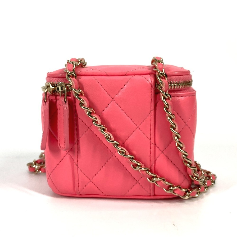 CHANEL AP1340 Timeless Classic Line Small Vanity Bag Chain Shoulder Lambskin ...